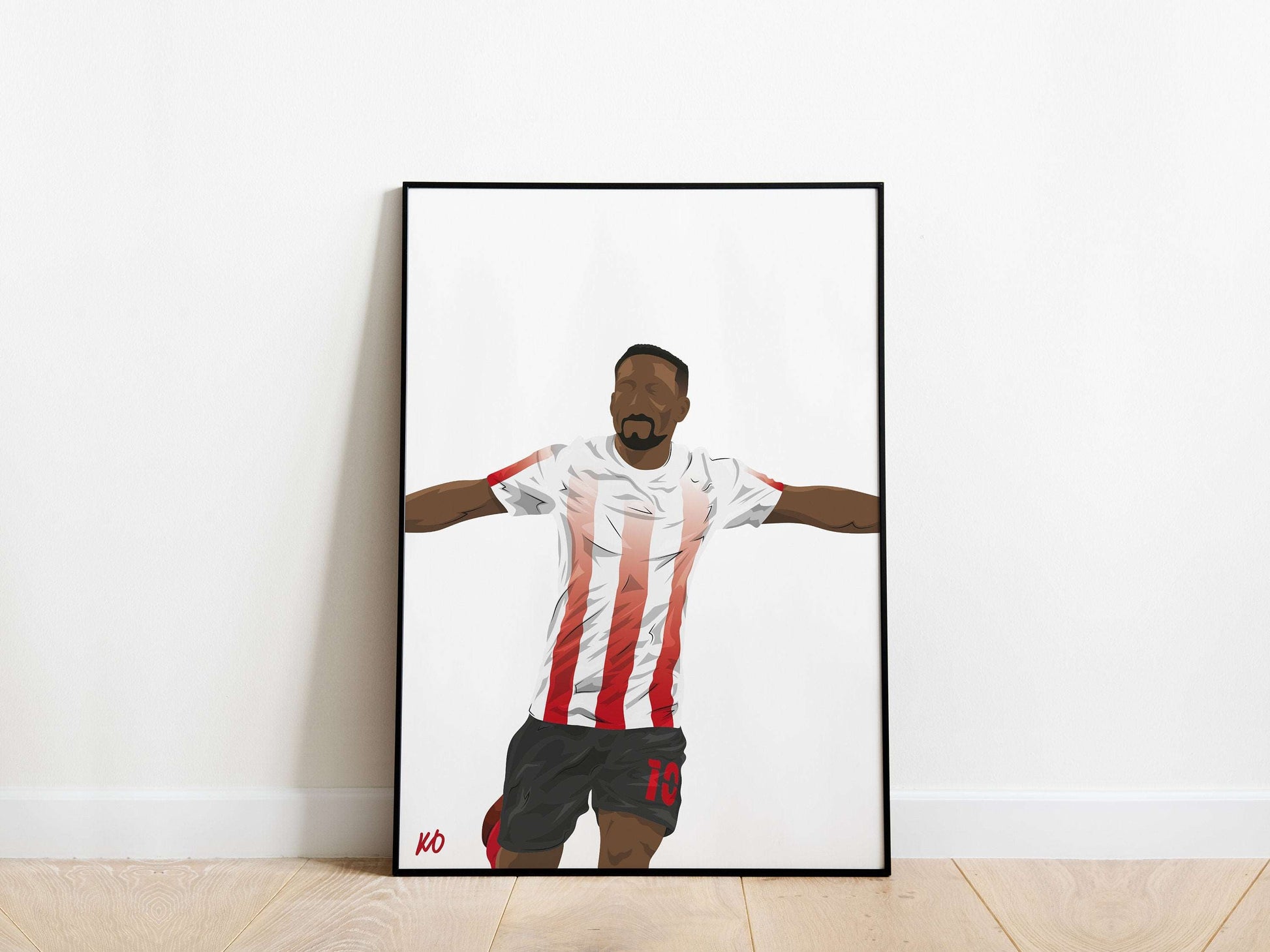 Jermain Defoe Sunderland AFC Poster KDDesigns6