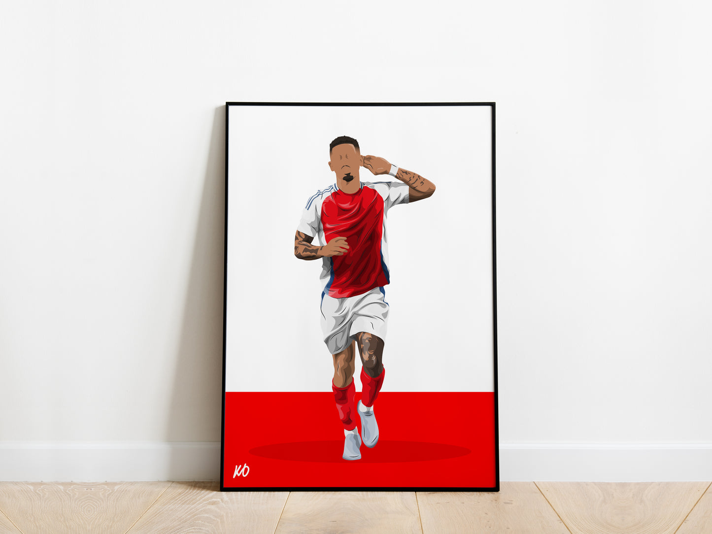 Gabriel Jesus Arsenal Poster - KDDesigns6