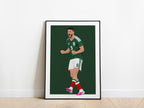 Raúl Jiménez World Cup 2026 Mexico Poster