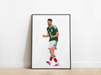 Raúl Jiménez World Cup 2026 Mexico Poster