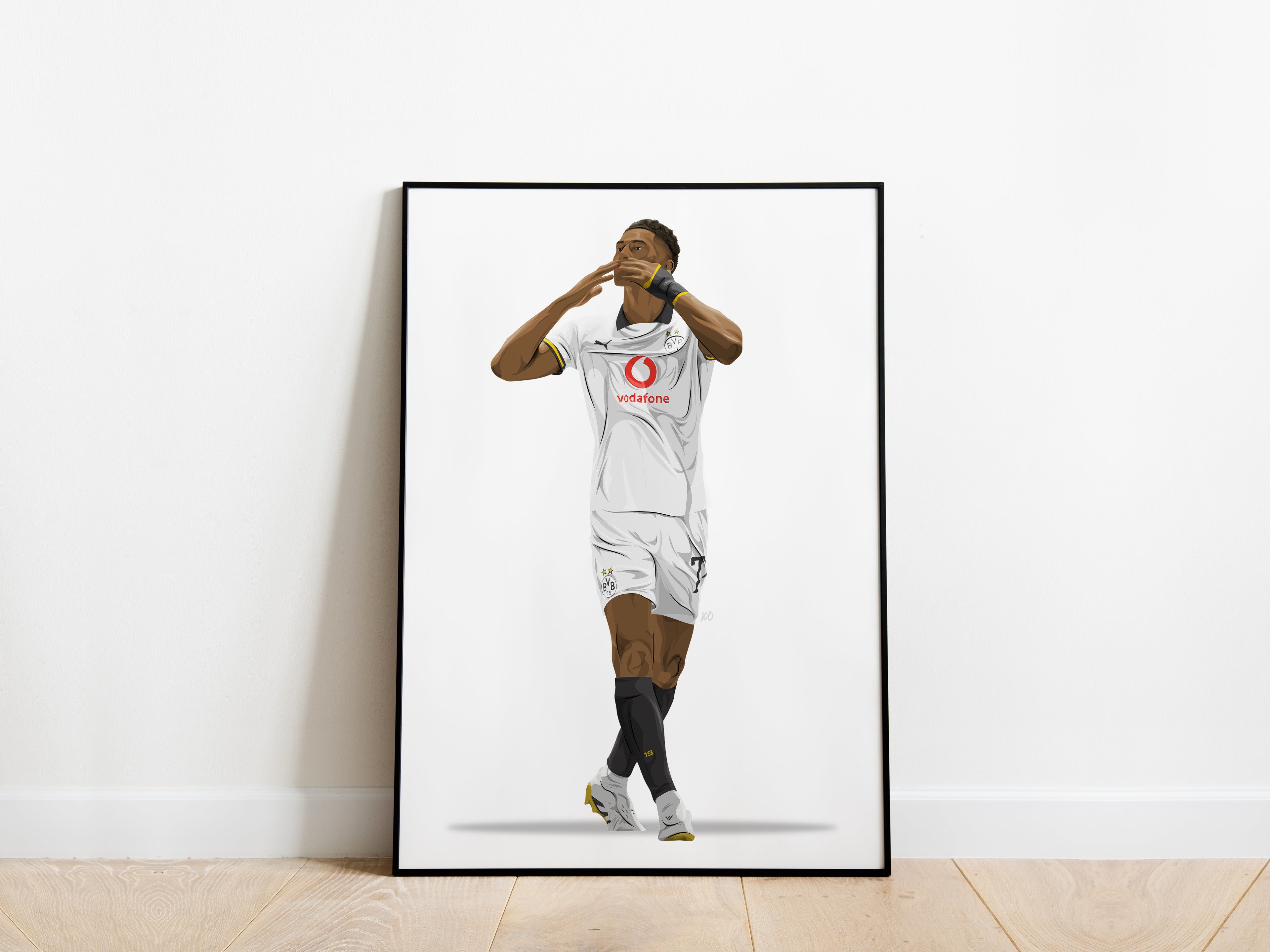 Jobe Bellingham Celebration Borussia Dortmund Poster - KDDesigns6