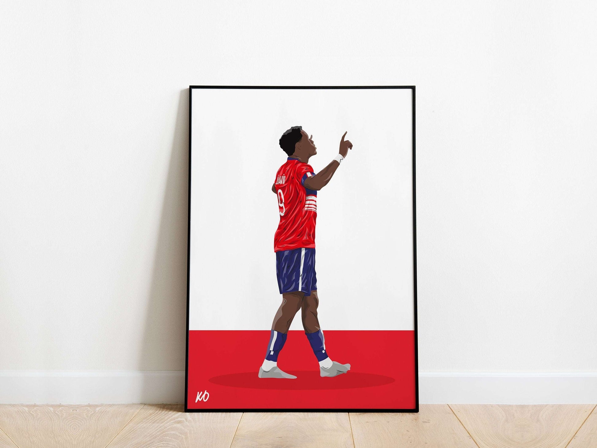 Jonathan David LOSC Lille Poster - KDDesigns6