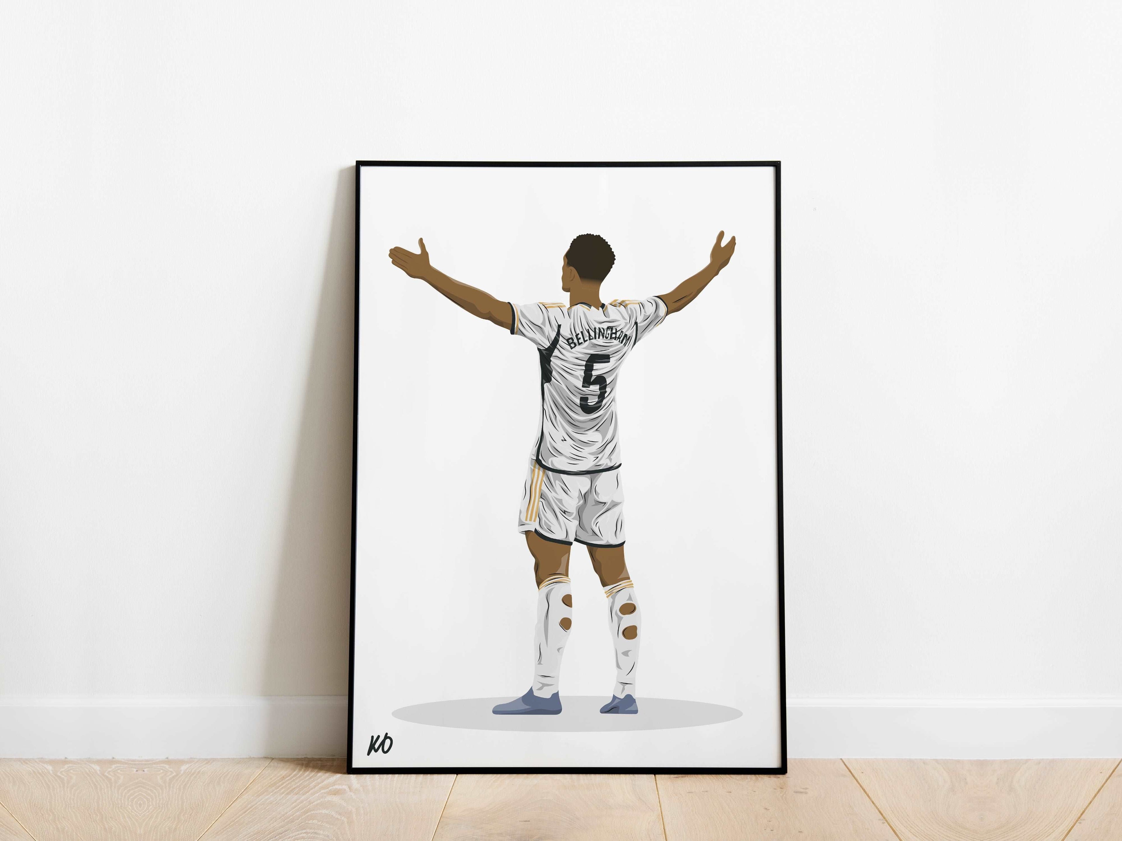 Jude Bellingham Celebration Real Madrid Poster - KDDesigns6