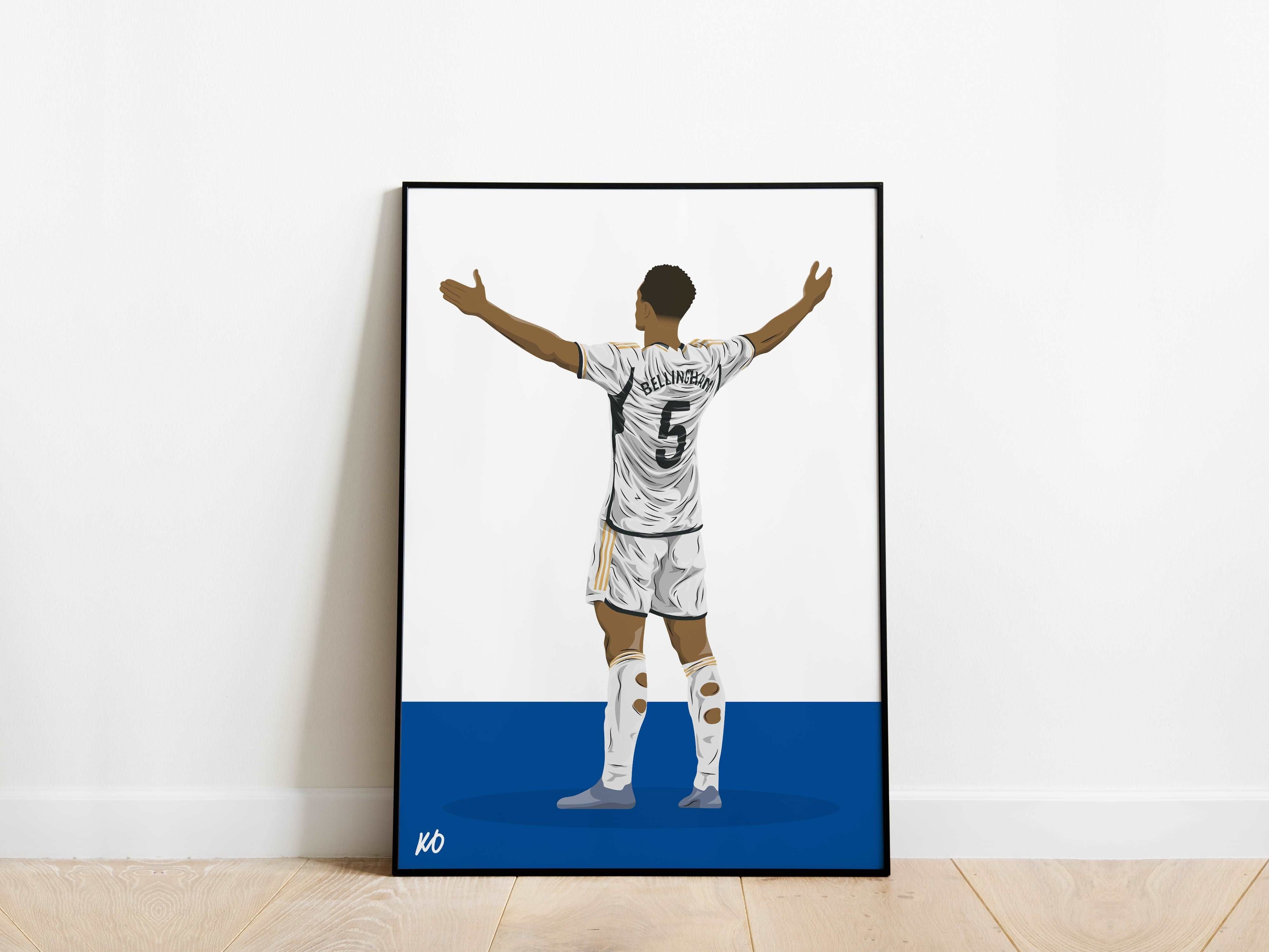 Jude Bellingham Celebration Real Madrid Poster - KDDesigns6