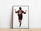 Kaka '22' AC Milan Poster - KDDesigns6