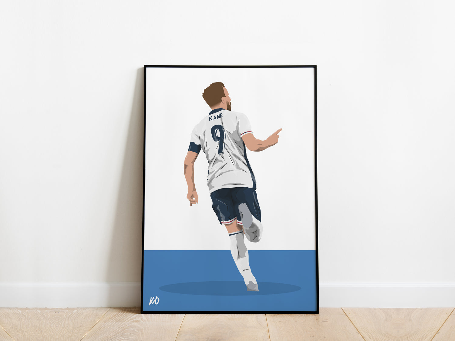 Harry Kane Euro 2024 England Poster - KDDesigns6