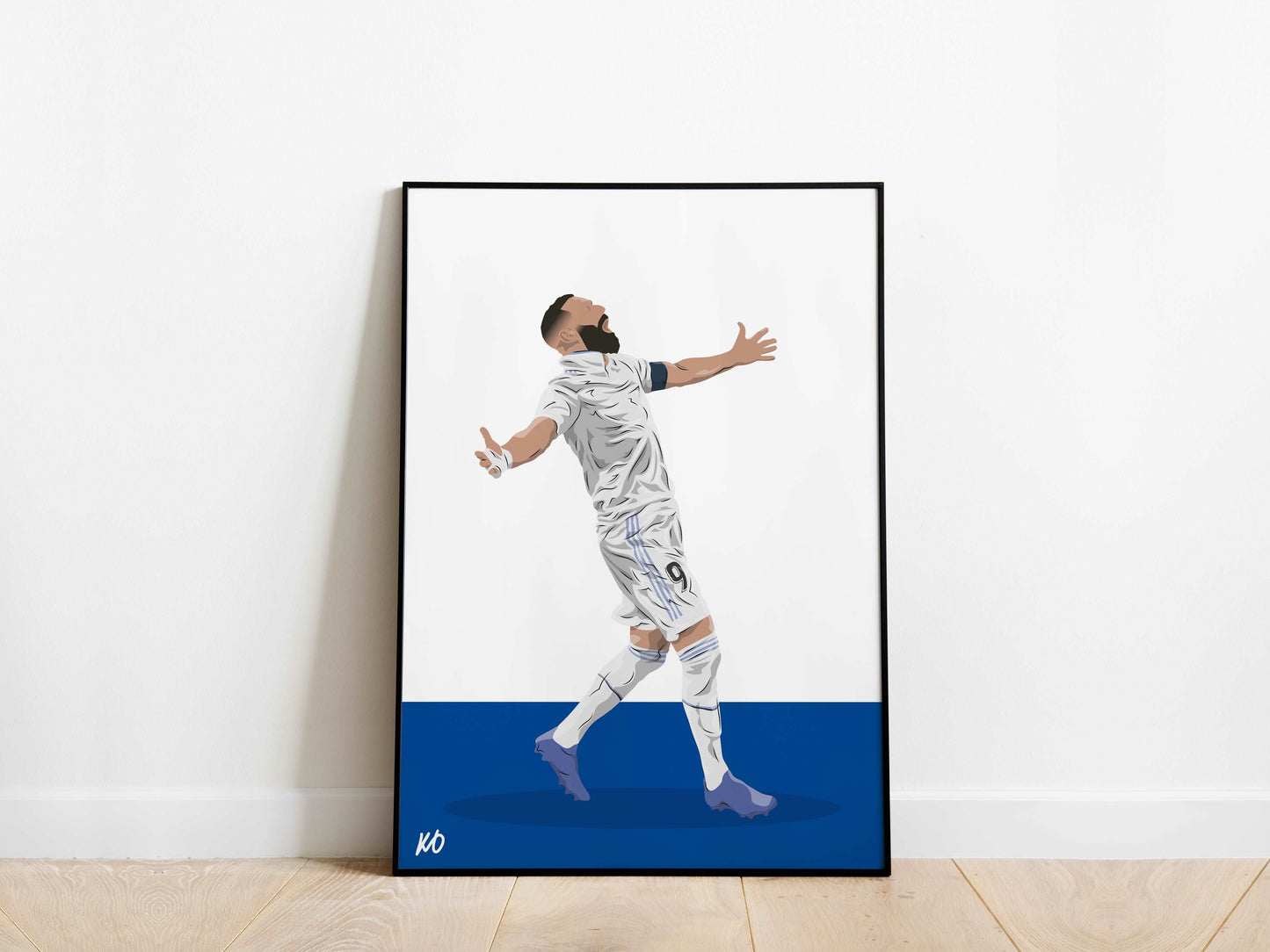 Karim Benzema Real Madrid Poster KDDesigns6