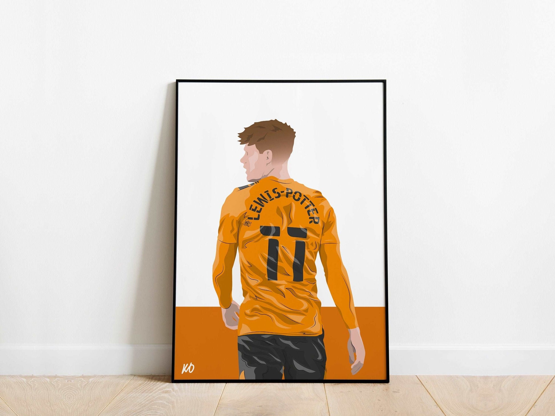 Keane Lewis-Potter Hull City Poster KDDesigns6