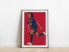 Jules Kounde Copa Del Rey Celebration Barcelona Poster - KDDesigns6