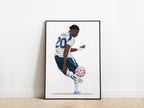 Mohammed Kudus 25/26 Tottenham Hotspur Poster - KDDesigns6