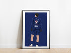 Khvicha 'Kvara' Kvaratskhelia PSG Poster - KDDesigns6