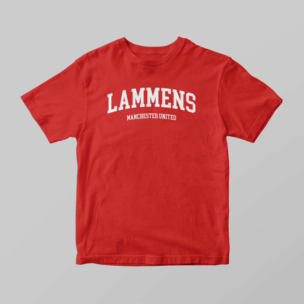 Senne Lammens Varsity T-Shirt | Manchester United Graphic Tee - KDDesigns6