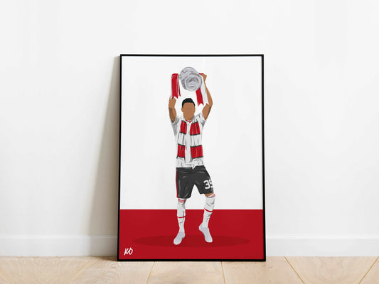 Jesse Lingard FA Cup Final Manchester United Poster - KDDesigns6