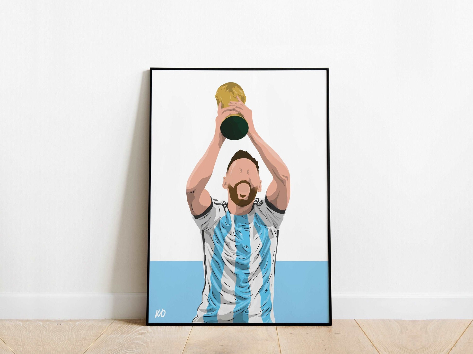 Lionel Messi Argentina Poster KDDesigns6