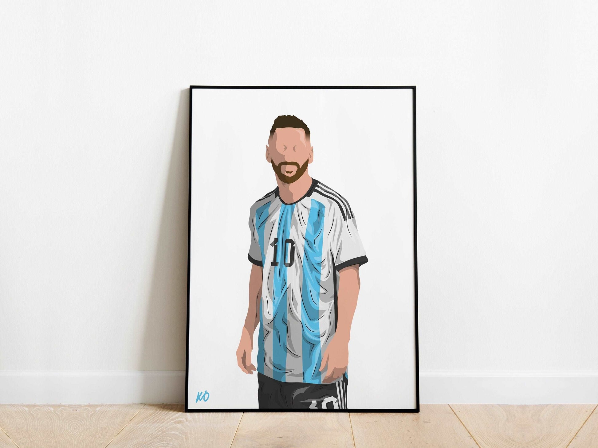 Lionel Messi Argentina Poster KDDesigns6