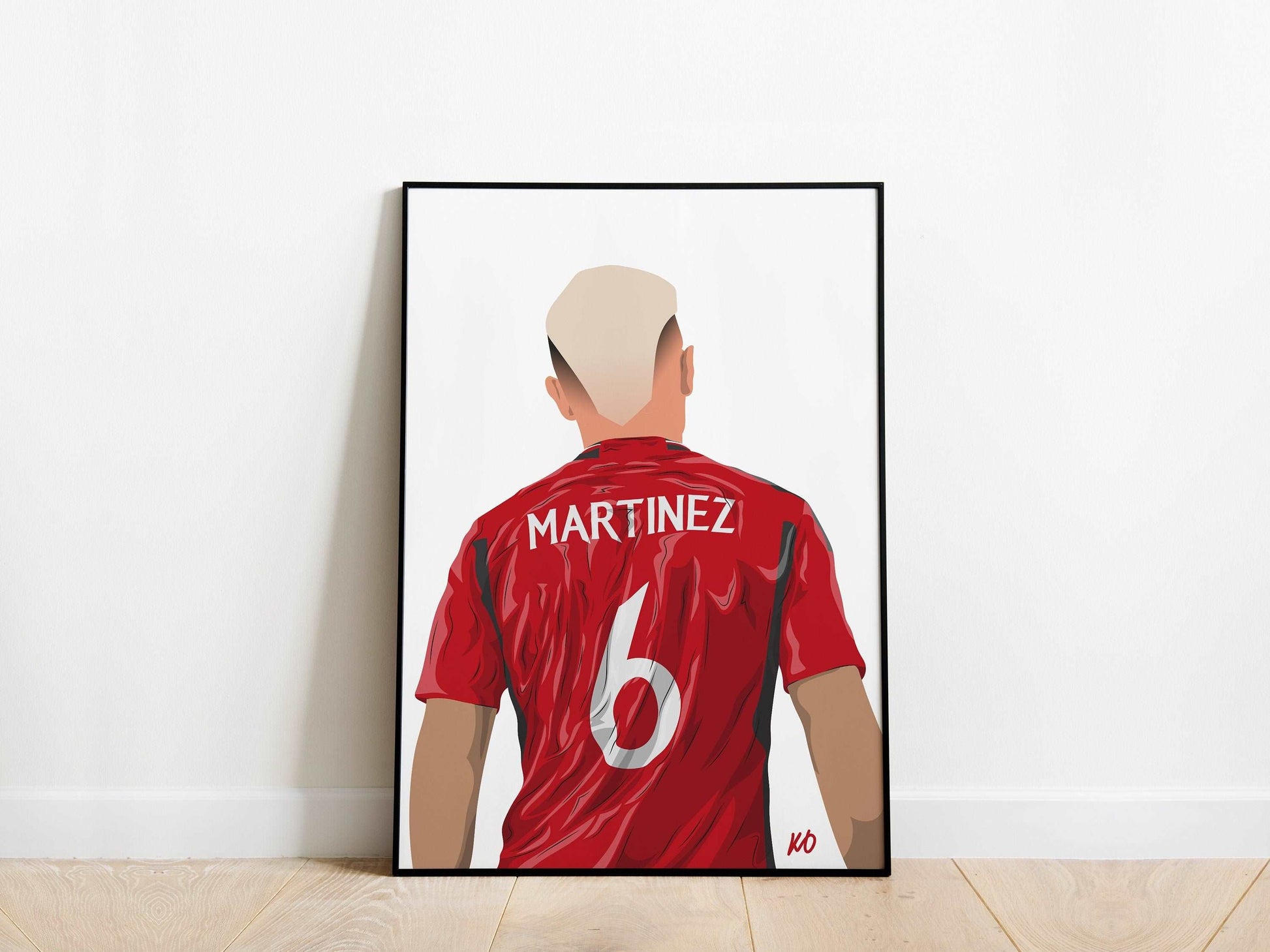 Lisandro Martinez Manchester United Poster KDDesigns6