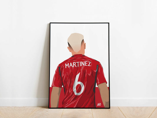 Lisandro Martinez Manchester United Poster - KDDesigns6