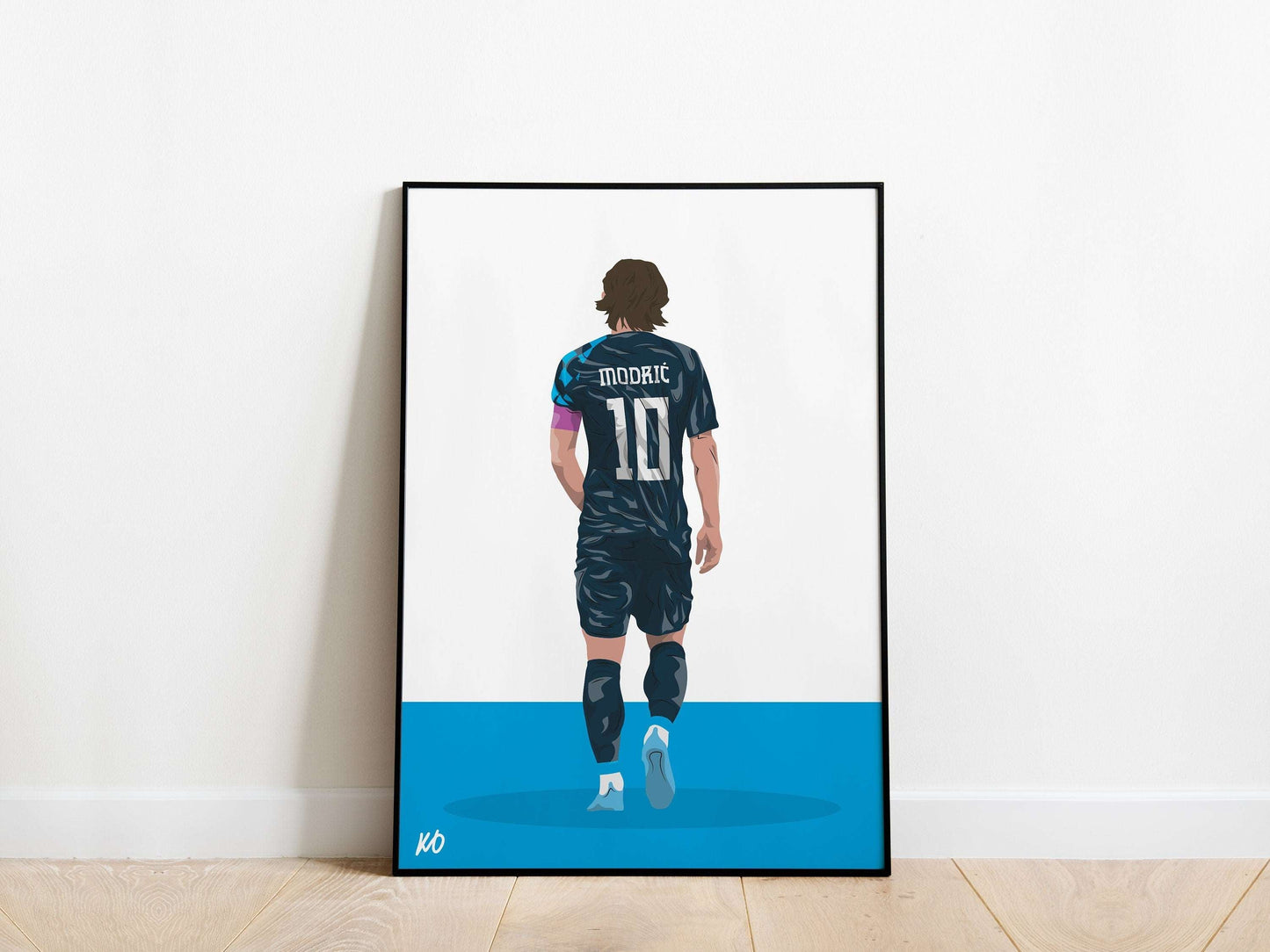 Luka Modric Croatia Poster KDDesigns6