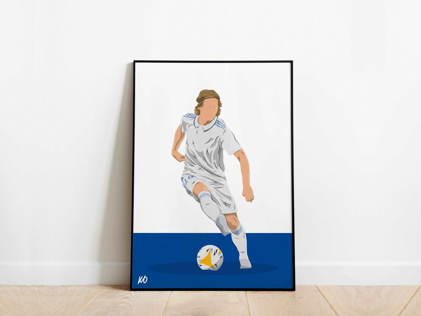 Luka Modric Real Madrid Poster KDDesigns6