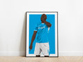 Romelu Lukaku Napoli Poster - KDDesigns6
