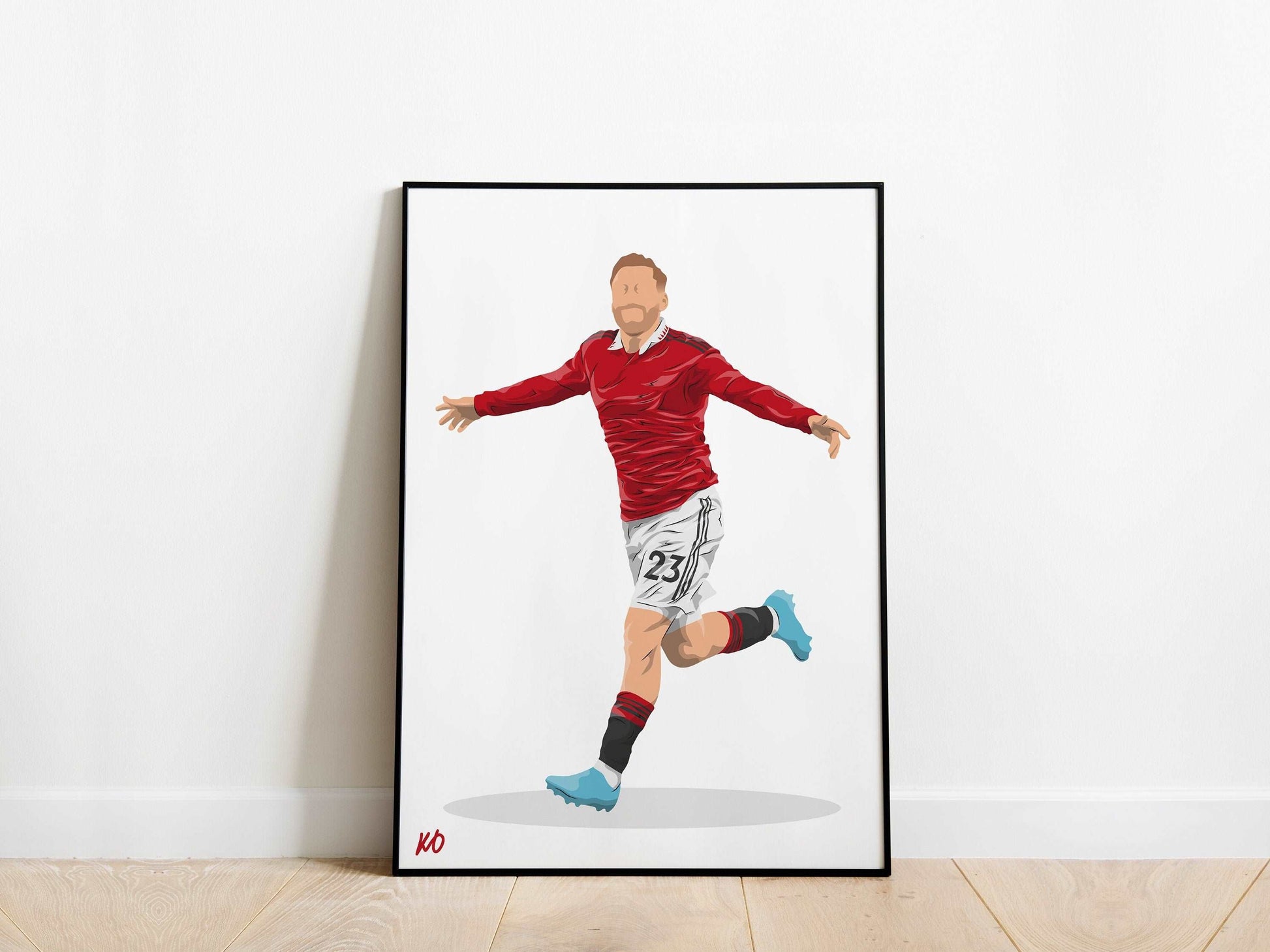 Luke Shaw Manchester United Poster KDDesigns6