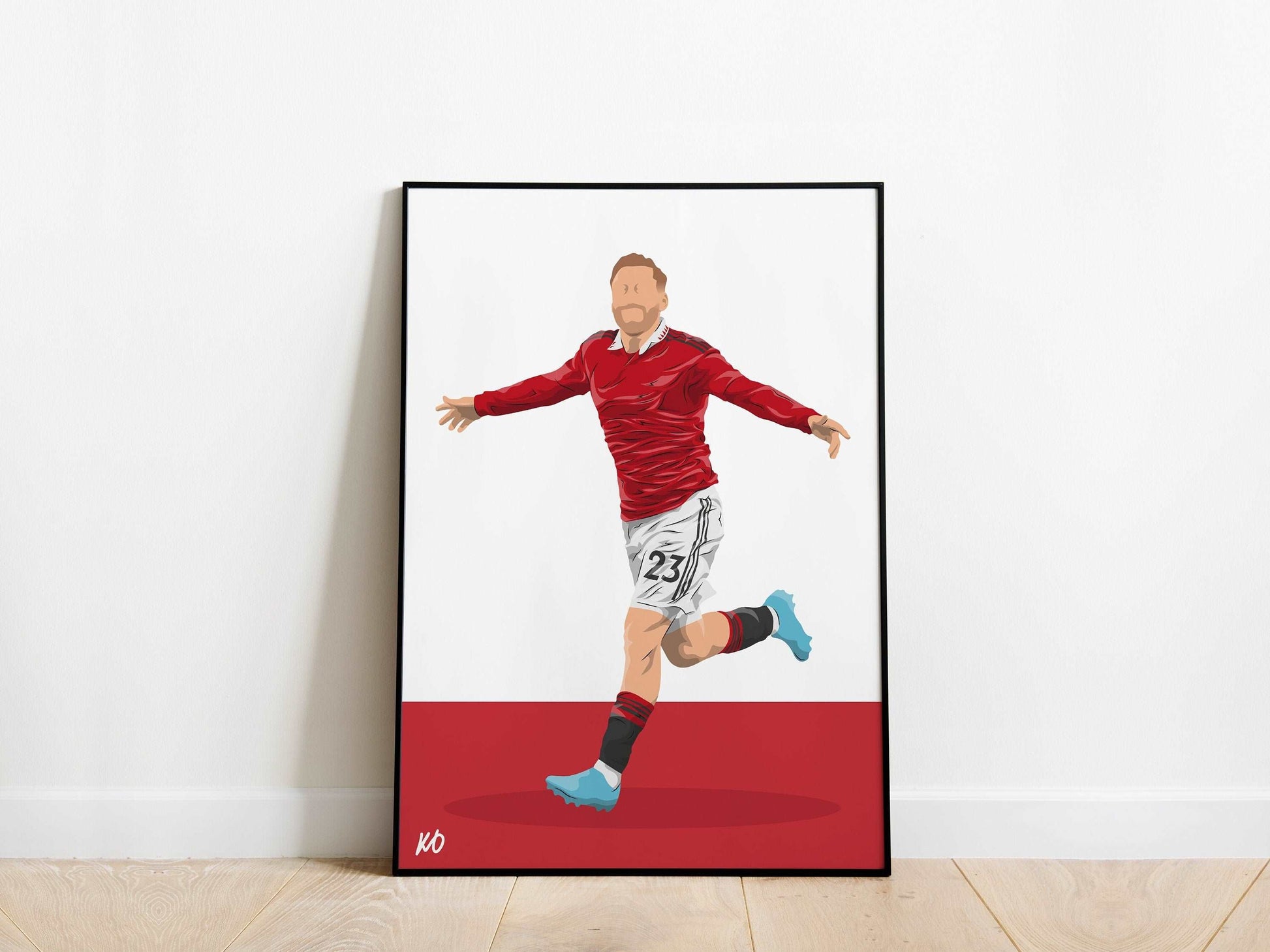 Luke Shaw Manchester United Poster KDDesigns6