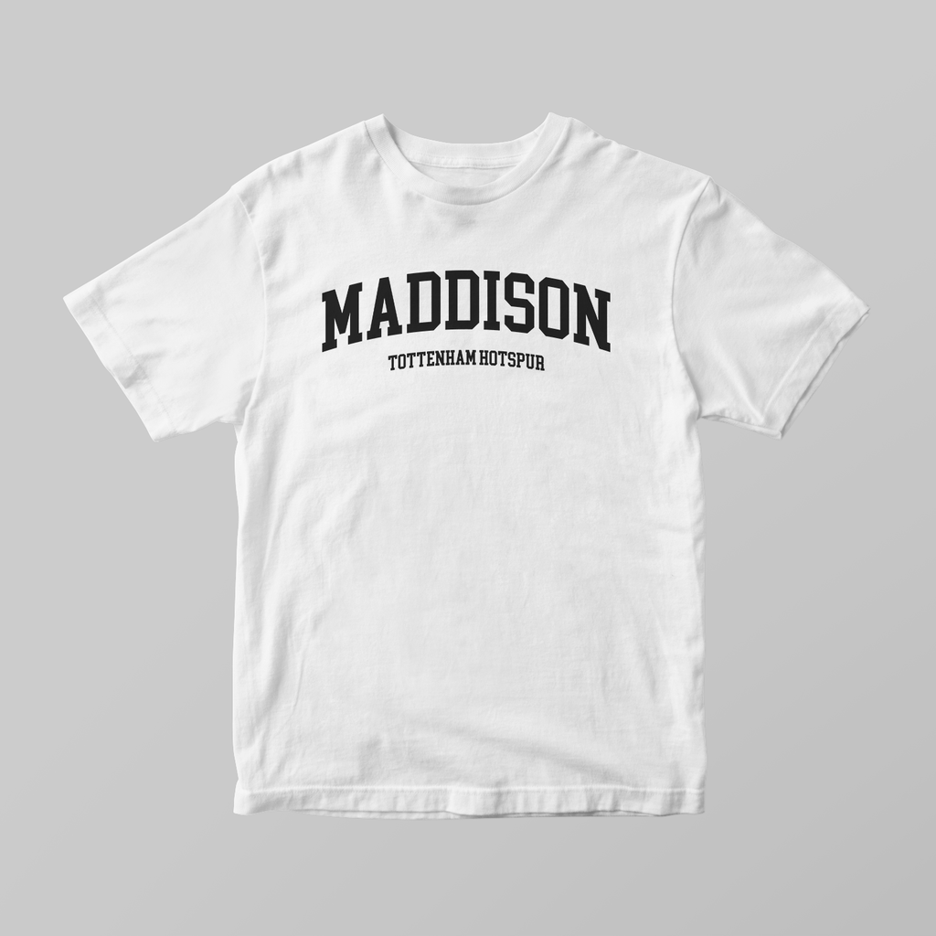 James Maddison Varsity T-Shirt | Tottenham Hotspur Graphic Tee - KDDesigns6