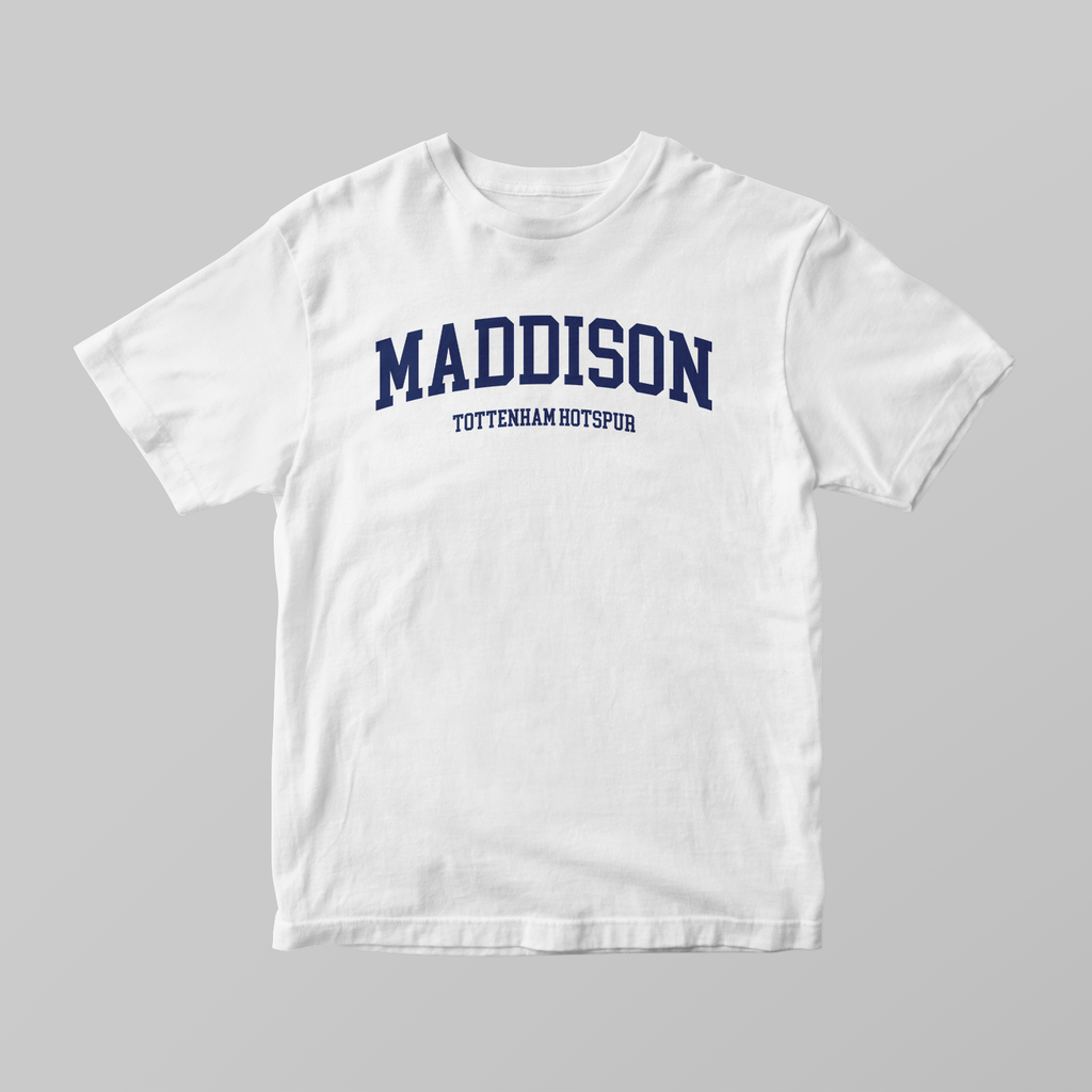 James Maddison Varsity T-Shirt | Tottenham Hotspur Graphic Tee - KDDesigns6