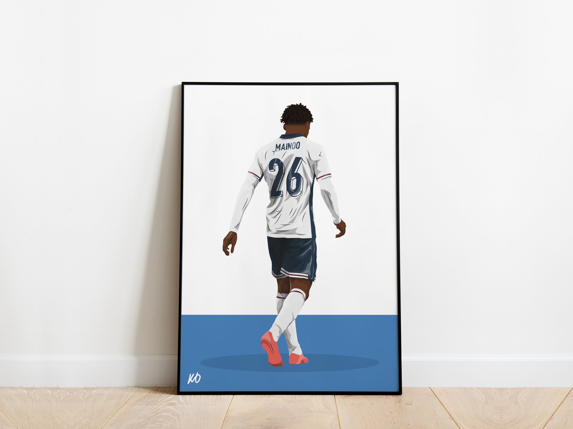 Kobbie Mainoo England Poster - KDDesigns6