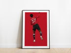 Kobbie Mainoo 23/24 FA Cup Final Manchester United Poster