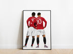 Kobbie Mainoo, Matheus Cunha Manchester United Poster