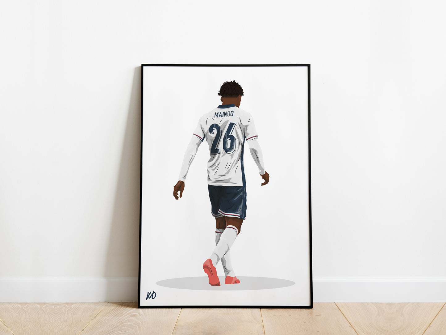 Kobbie Mainoo England Poster - KDDesigns6