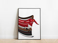 Kobbie Mainoo Pixel Stretch Manchester United Poster
