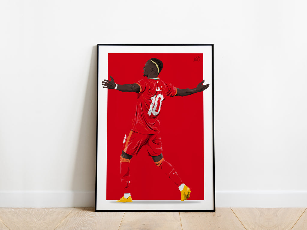 Sadio Mane Liverpool Poster - KDDesigns6