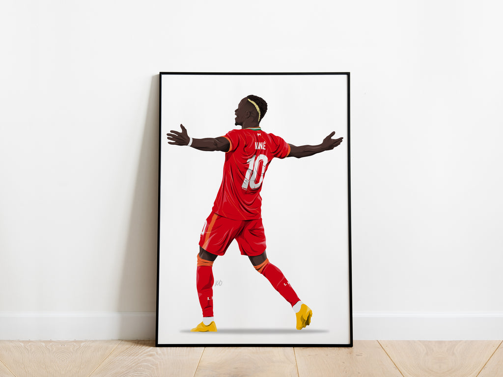 Sadio Mane Liverpool Poster - KDDesigns6