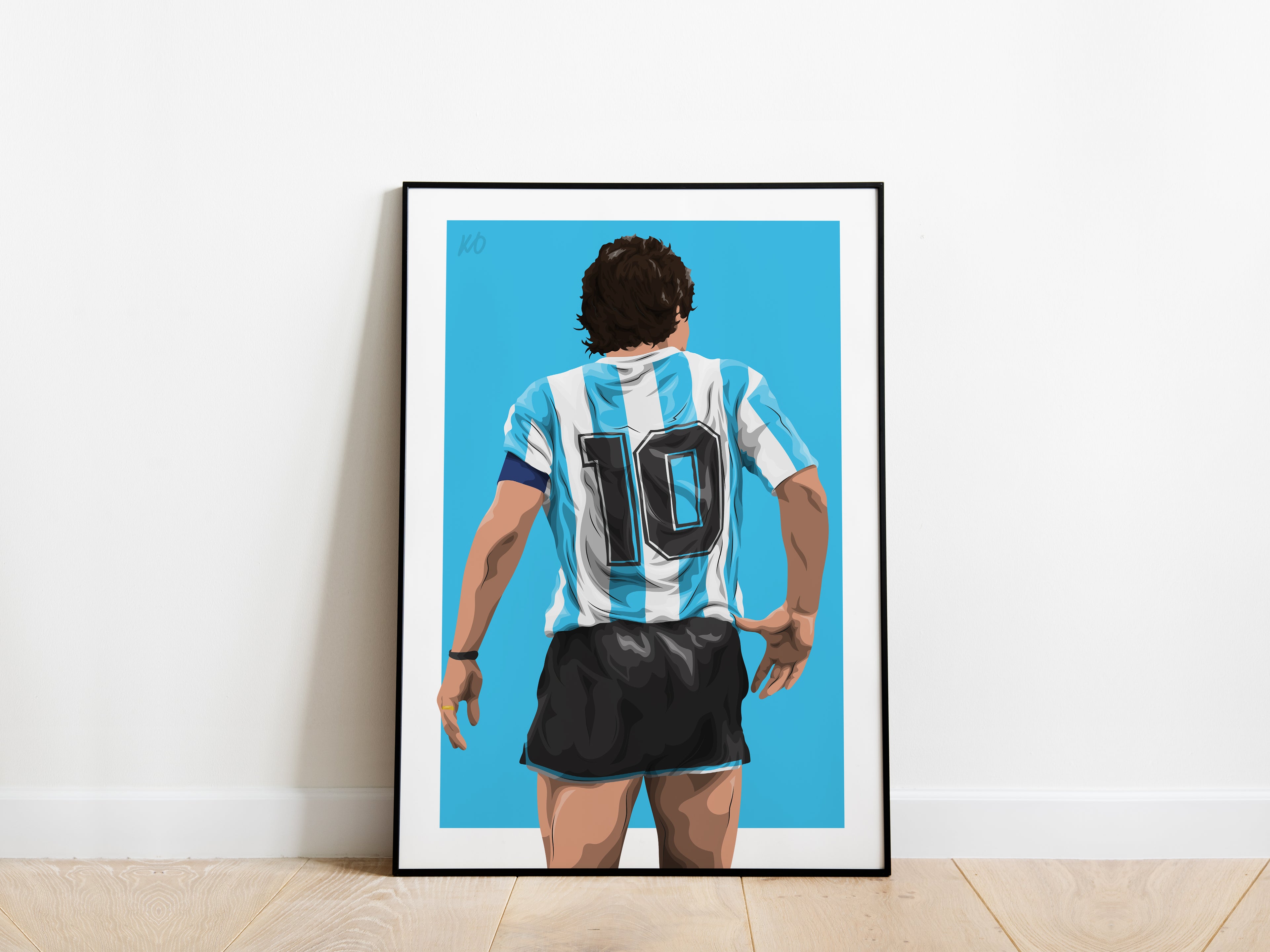 Diego Maradona Argentina Poster - KDDesigns6