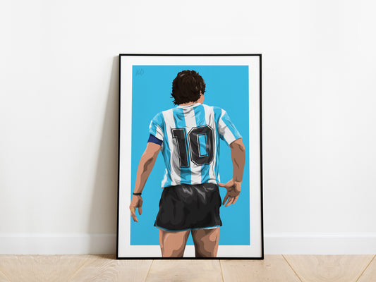 Diego Maradona Argentina Poster