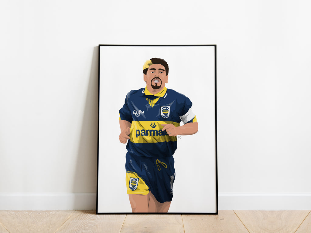 Diego Maradona Boca Juniors Poster - KDDesigns6