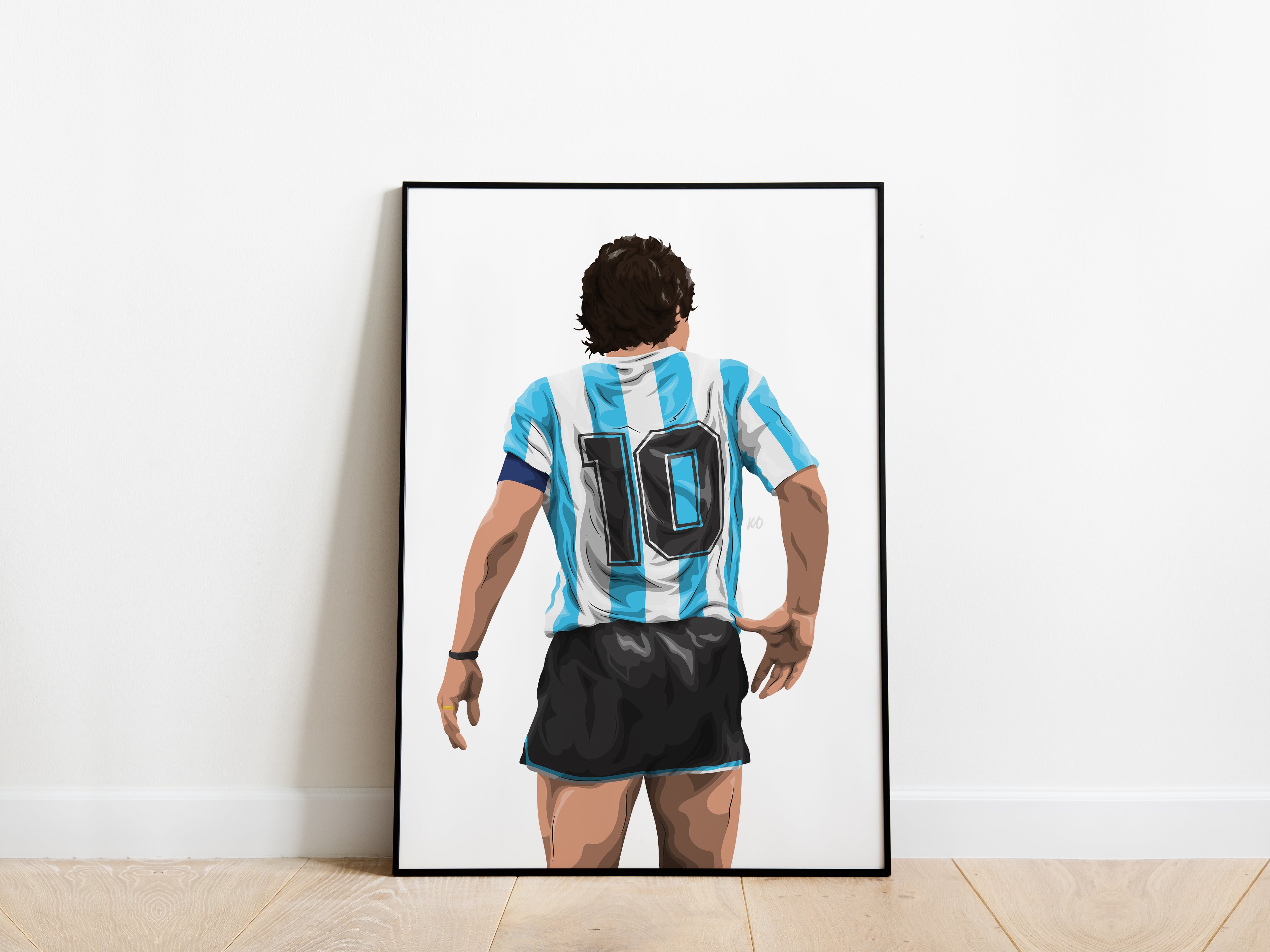 Diego Maradona Argentina Poster - KDDesigns6