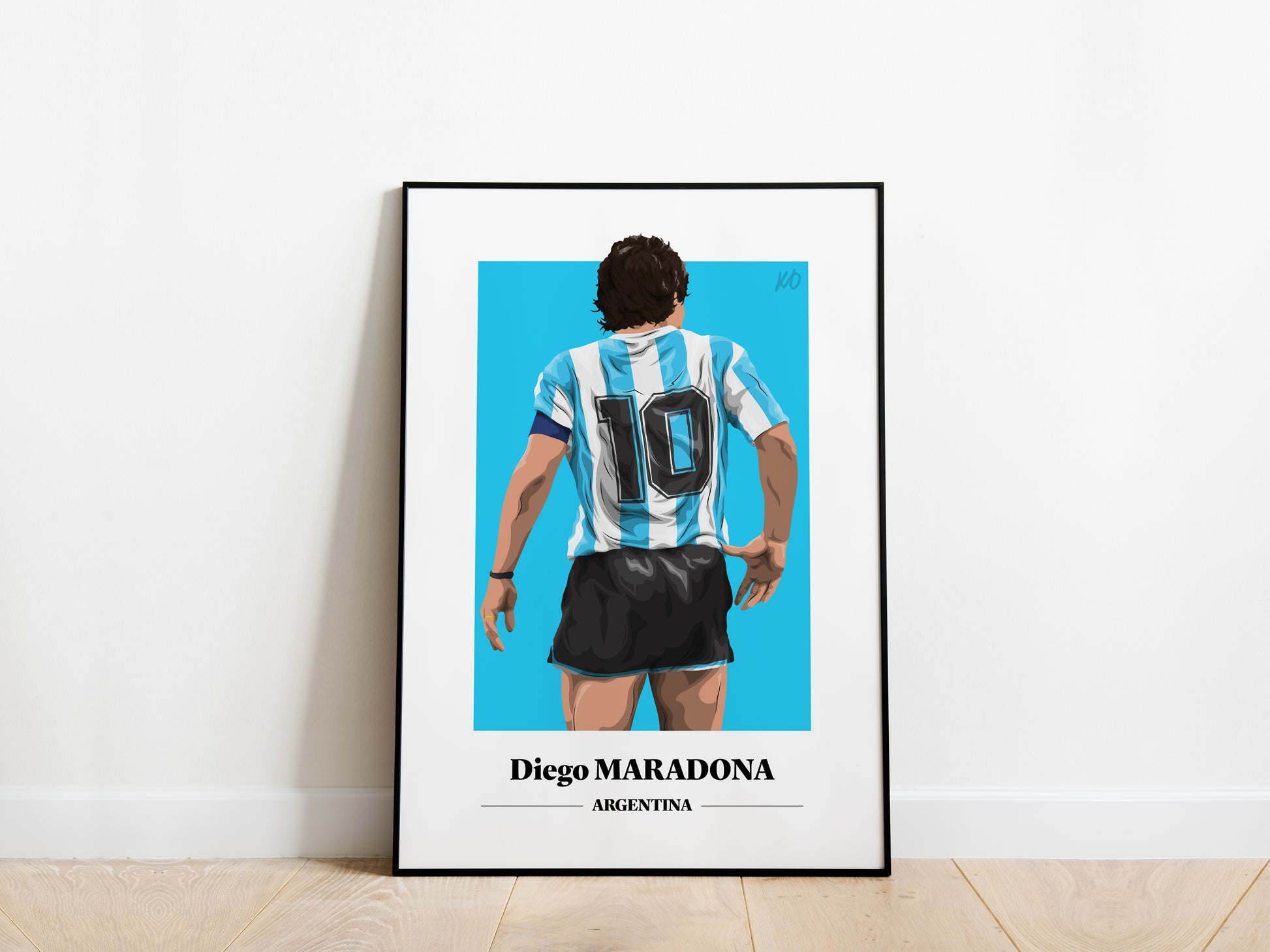 Diego Maradona Argentina Poster - KDDesigns6