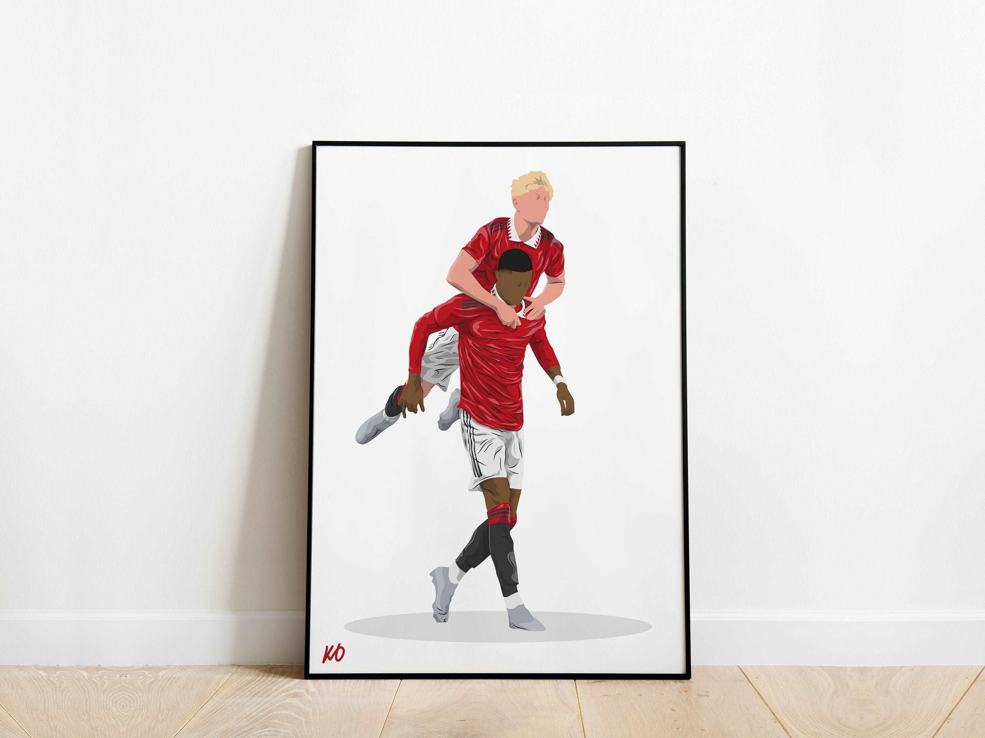 Marcus Rashford, Alejandro Garnacho Manchester United Poster KDDesigns6
