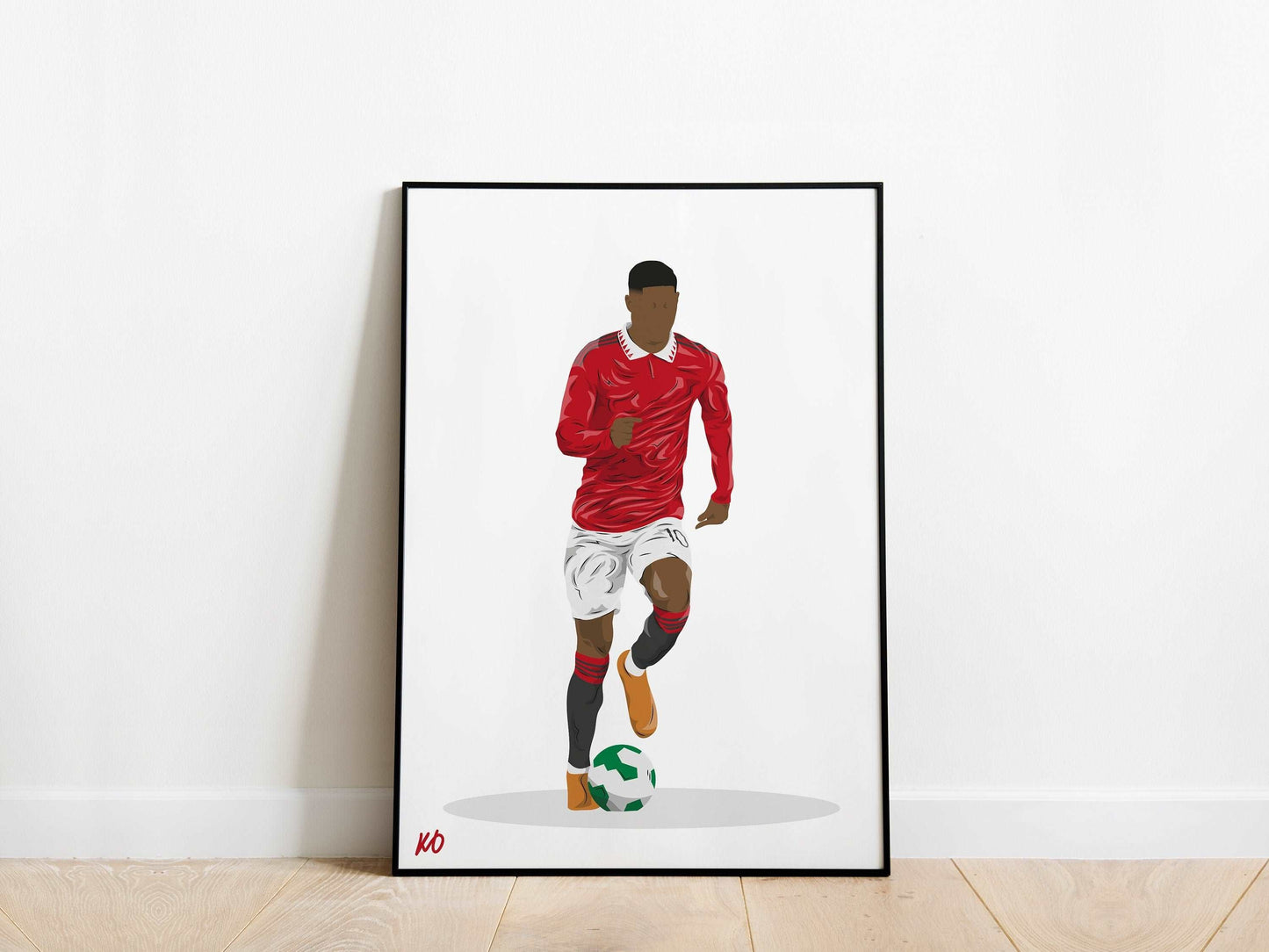 Marcus Rashford Manchester United Poster KDDesigns6
