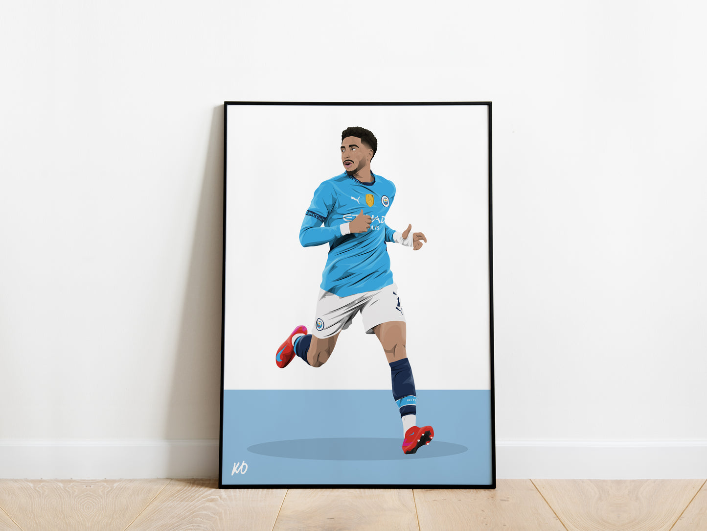 Omar Marmoush Man City Poster