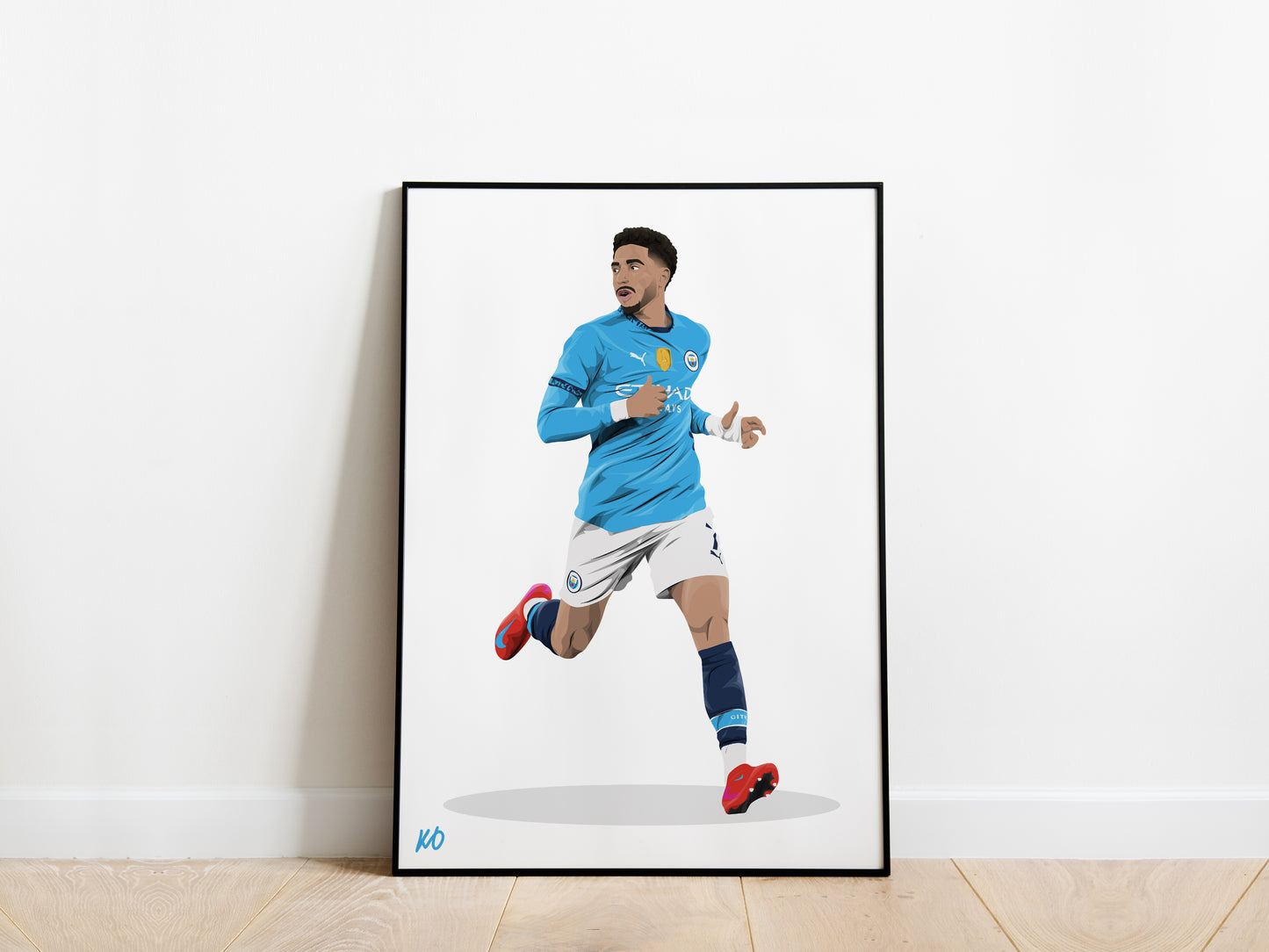 Omar Marmoush Man City Poster