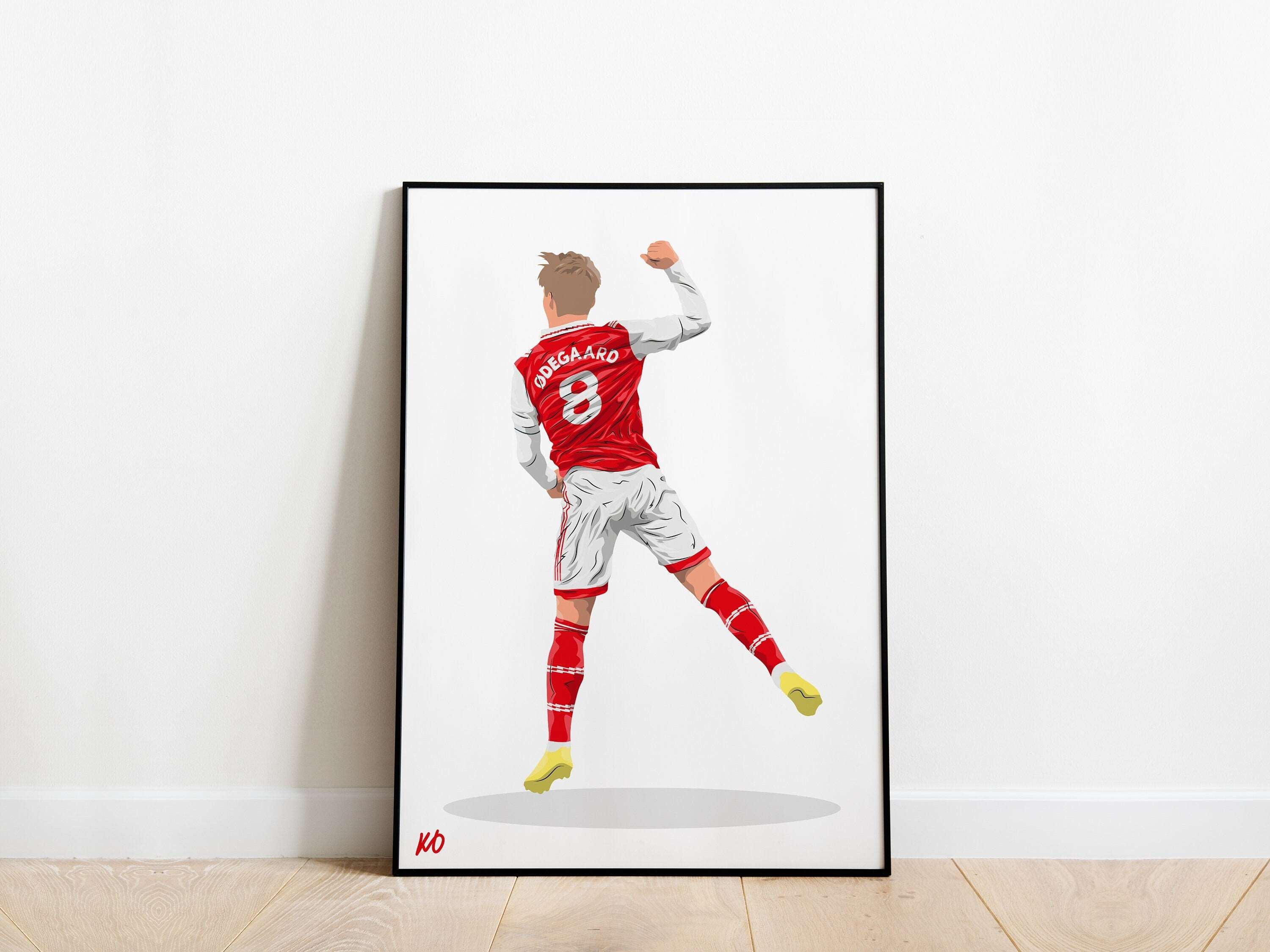 Martin Odegaard 22/23 Celebration Arsenal Poster - KDDesigns6