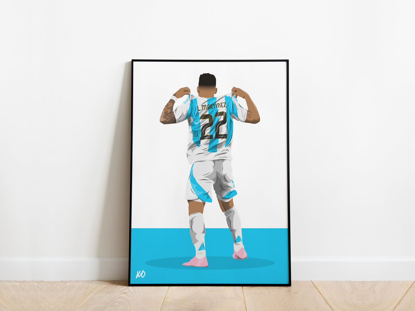 Lautaro Martinez Argentina Poster - KDDesigns6