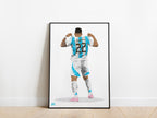 Lautaro Martinez Argentina Poster - KDDesigns6