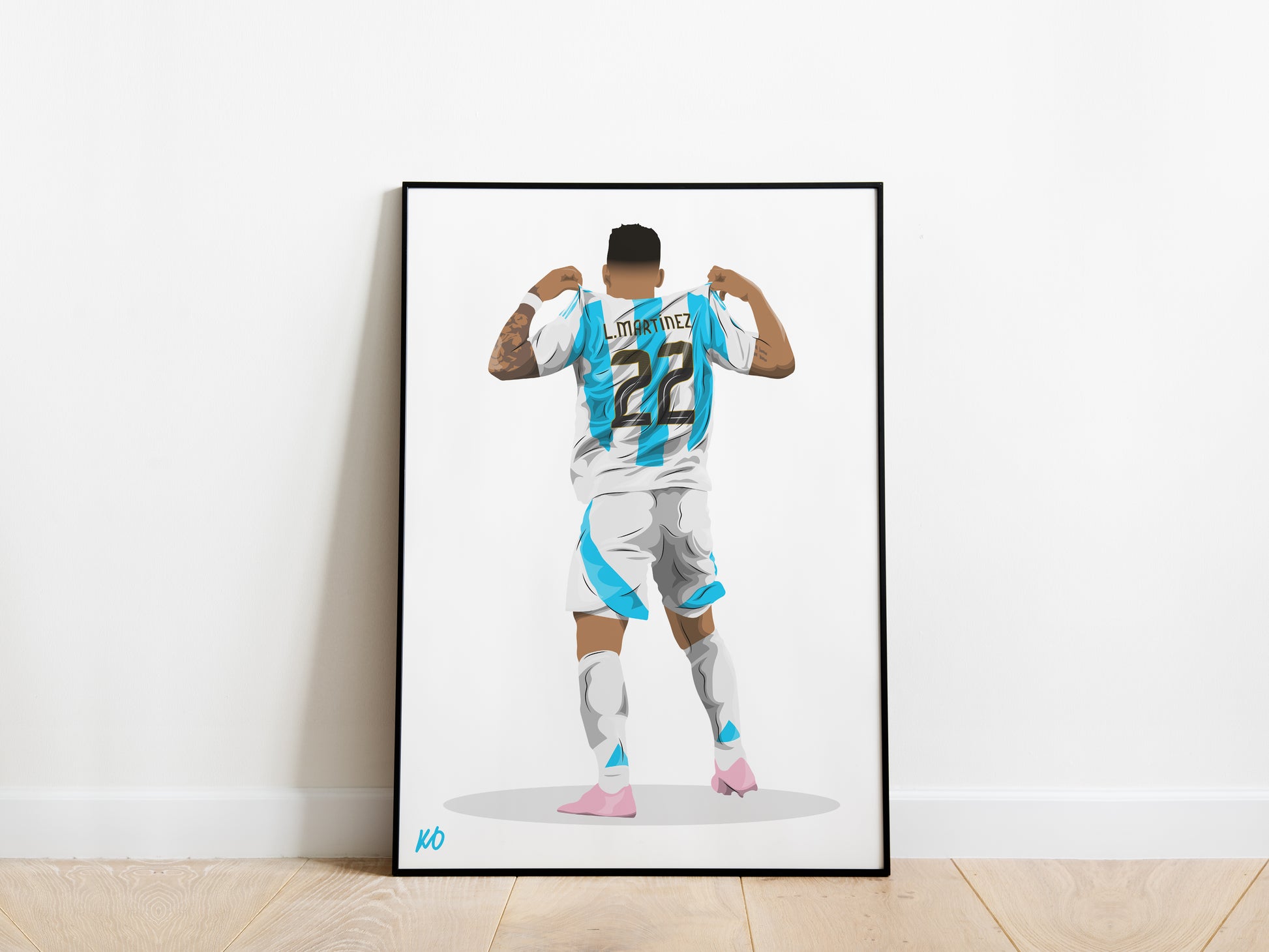 Lautaro Martinez Argentina Poster - KDDesigns6