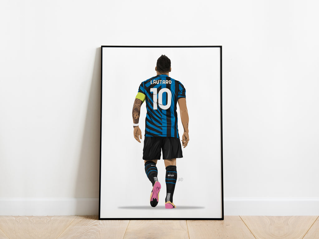 Lautaro Martinez Inter Milan Poster - KDDesigns6