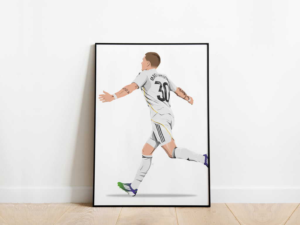 Franco Mastantuono Real Madrid Poster - KDDesigns6